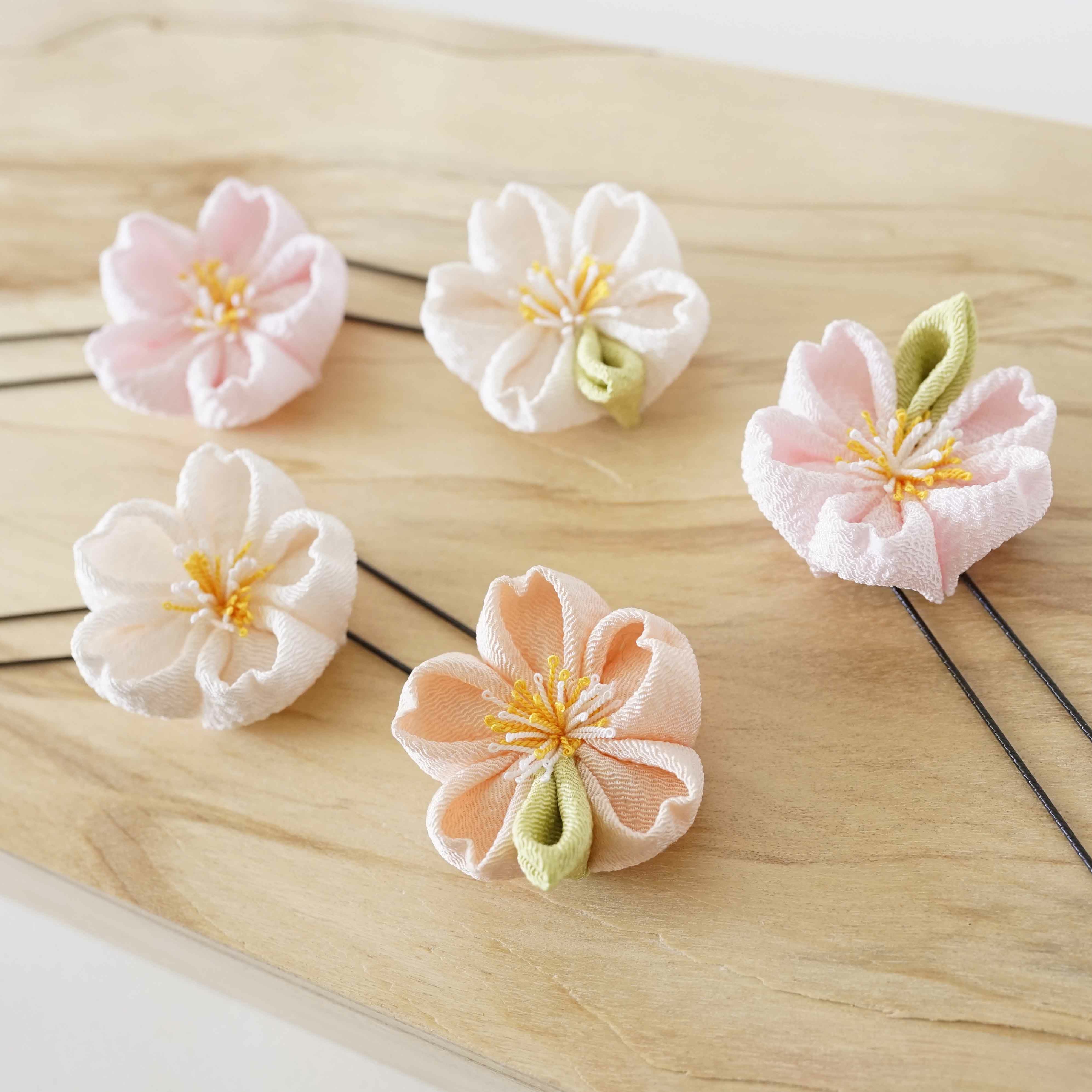 十輪桜かんざし ぶら下がり付き | かづら清老舗オンラインショップ
