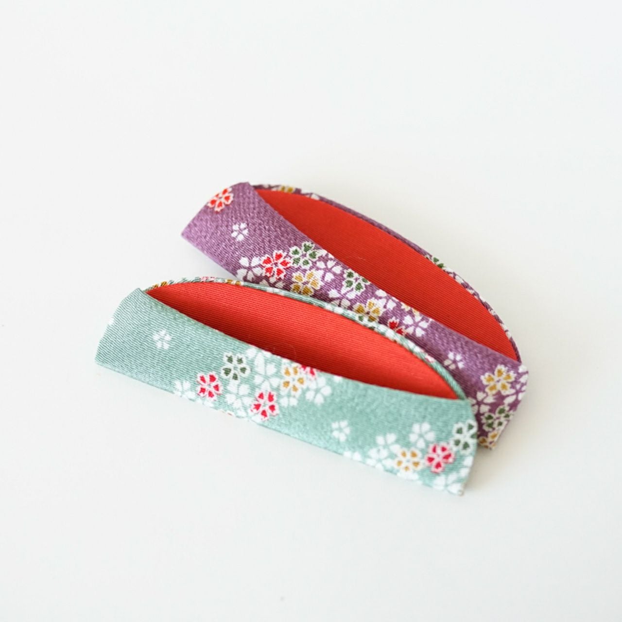 解き櫛4寸用 櫛ケース（桜ちらし）【縦ざしタイプ】 | かづら清老舗