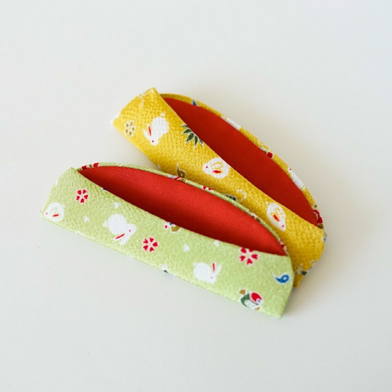 解き櫛4寸用 櫛ケース（うさぎに宝尽くし）【縦ざしタイプ】 | かづら