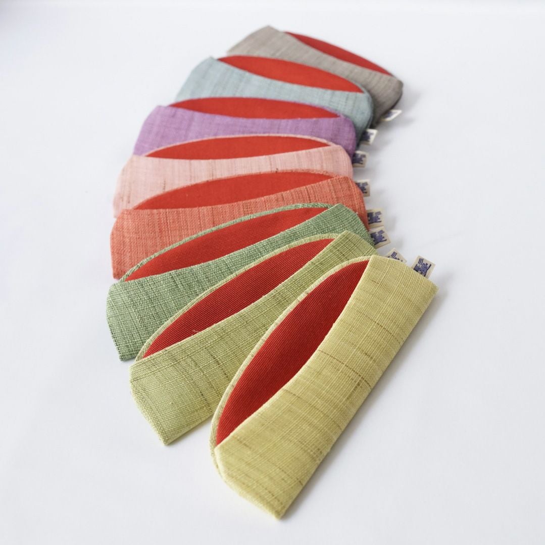 解き櫛3寸5分用 京都産手織り麻櫛ケース | かづら清老舗オンラインショップ