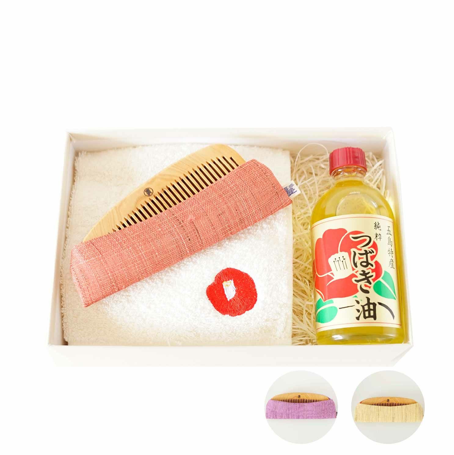 【美品】かづら清老舗 さつまつげ ケース付き さつまつげ櫛 3寸5分押絵ケース付き お手入れセット | かづら清老舗