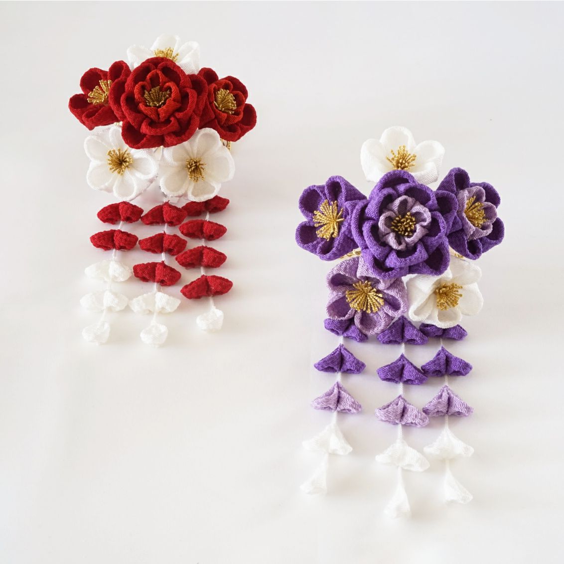 本漆純金蒔絵螺鈿かんざし 櫛・平打ちセット 桜文様 | かづら清老舗