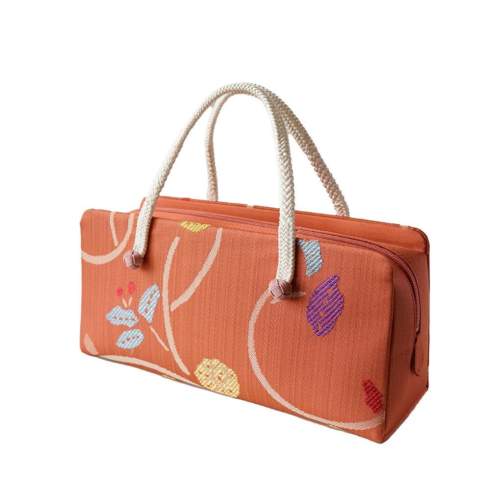 西陣 ソフト利休バッグ（吹き寄せ） | かづら清老舗オンラインショップ